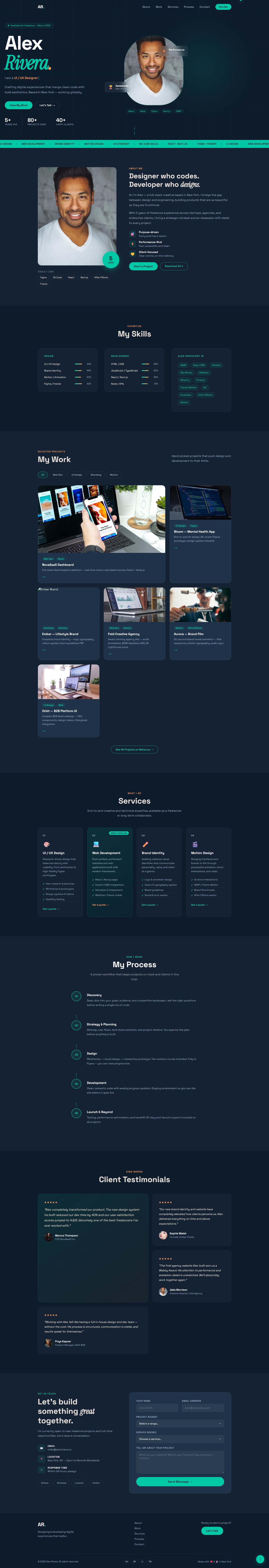 Portfolio Website Template