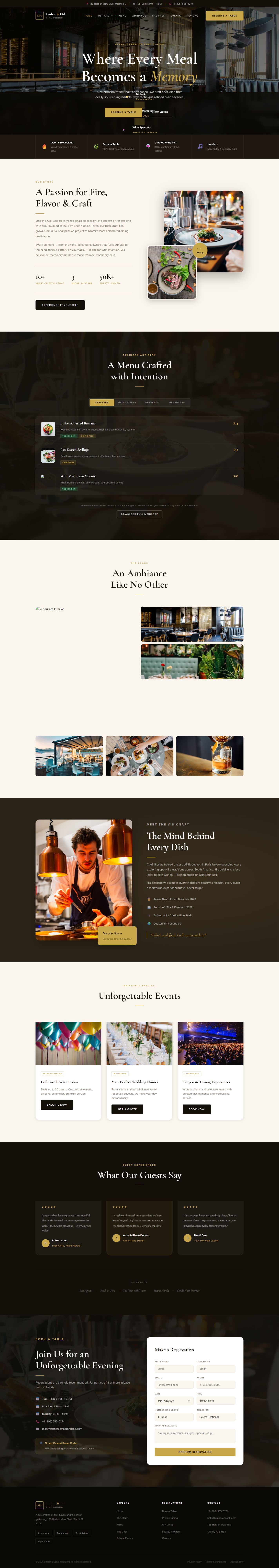 Restaurant Website Template